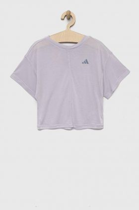 adidas tricou copii culoarea violet