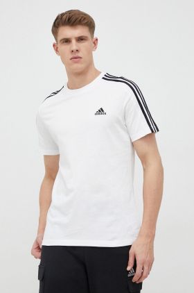 adidas tricou din bumbac culoarea alb, uni IC9336