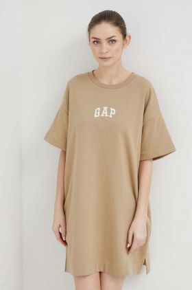 GAP rochie culoarea bej, mini, oversize