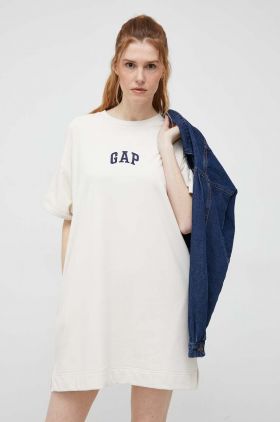 GAP rochie culoarea bej, mini, oversize