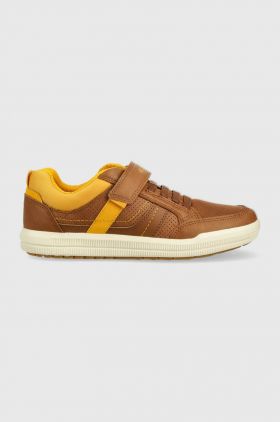 Geox sneakers pentru copii culoarea maro