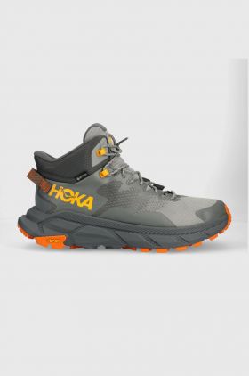 Hoka  pantofi Trail Code GTX barbati, culoarea gri