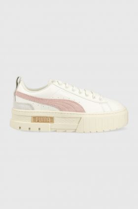 Puma sneakers Mayze Thrifted culoarea alb, 389861 389861-02