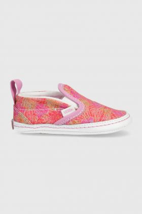 Vans pantofi pentru bebelusi IN Slip On V Crib ROSE MPINK culoarea roz