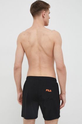 Fila pantaloni scurti de baie culoarea negru