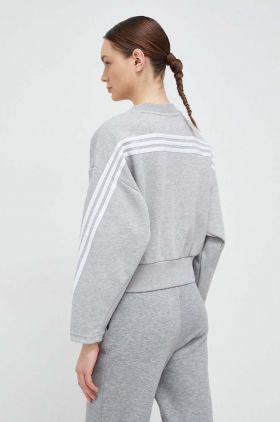 adidas bluza femei, culoarea gri, modelator