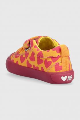 Agatha Ruiz de la Prada sneakers pentru copii culoarea portocaliu