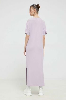 Fila rochie culoarea violet, maxi, drept