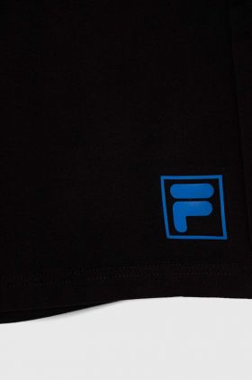 Fila pantaloni scurti copii culoarea negru, talie reglabila