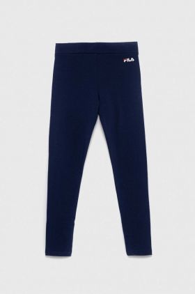 Fila leggins copii culoarea albastru marin, neted