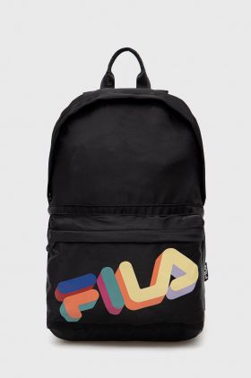 Fila rucsac culoarea negru, mare, cu imprimeu