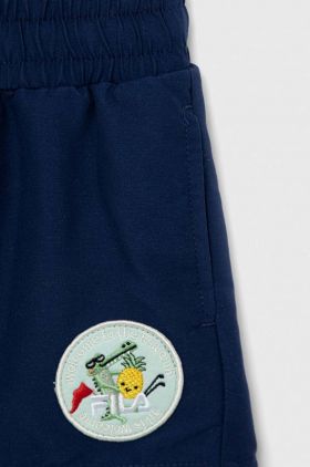 Fila pantaloni scurti de baie copii culoarea albastru marin