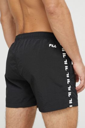 Fila pantaloni scurti de baie culoarea negru