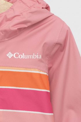 Columbia combinezon bebe Critter Jitters II Rain Suit culoarea roz