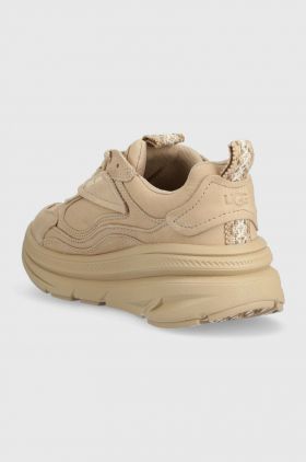 UGG sneakers din piele Ca1 culoarea bej, 1136845