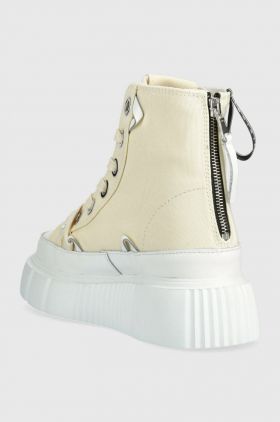 Inuikii teniși Matilda Canvas High 23 femei, culoarea bej 30103-024