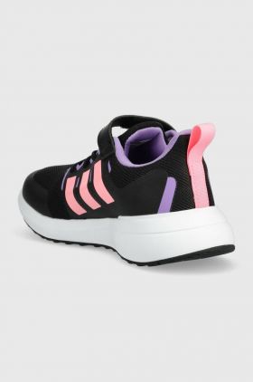 adidas sneakers pentru copii FortaRun 2.0 EL K culoarea negru