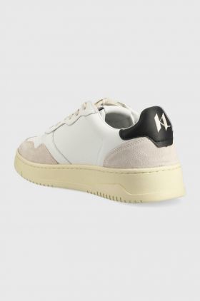 Karl Lagerfeld sneakers din piele KREW KL culoarea alb, KL53020