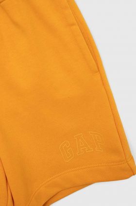 GAP pantaloni scurti copii culoarea portocaliu, talie reglabila