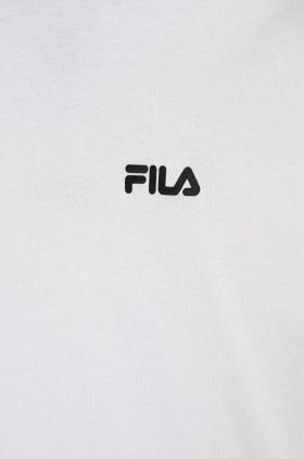 Fila tricou de bumbac pentru copii culoarea alb, cu imprimeu