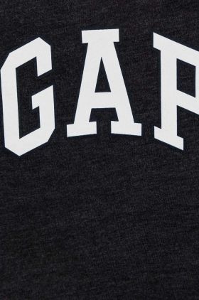 GAP tricou de bumbac pentru copii culoarea negru, cu imprimeu