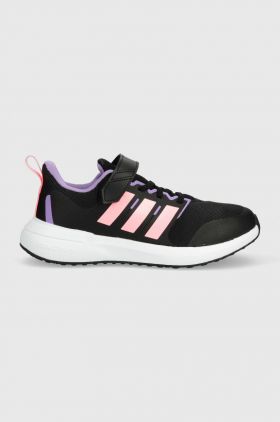 adidas sneakers pentru copii FortaRun 2.0 EL K culoarea negru