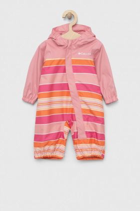 Columbia combinezon bebe Critter Jitters II Rain Suit culoarea roz