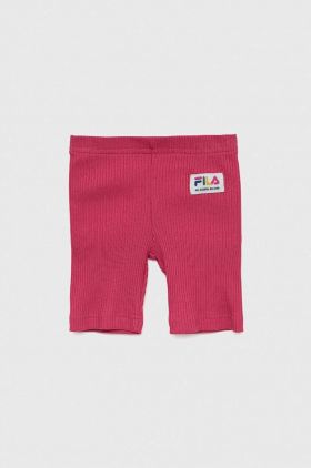 Fila pantaloni scurti copii culoarea roz, cu imprimeu