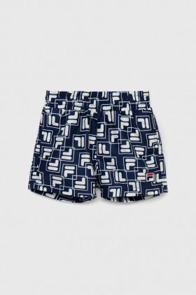 Fila pantaloni scurti de baie copii culoarea albastru marin