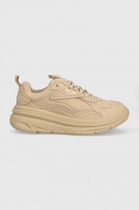 UGG sneakers din piele Ca1 culoarea bej, 1136845