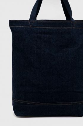 Levi's geanta de bumbac culoarea albastru marin