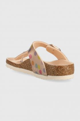 Birkenstock slapi copii culoarea auriu