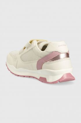 Geox sneakers pentru copii culoarea bej