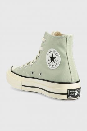 Converse teniși Chuck 70 HI culoarea gri, A02756C A02756C-GREEN