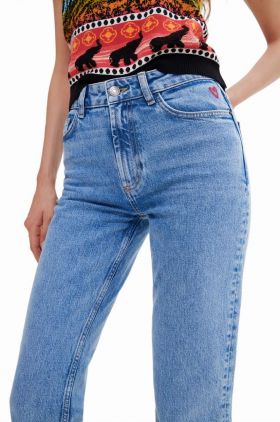 Desigual jeansi femei high waist