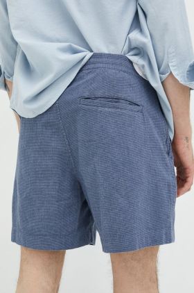 Abercrombie & Fitch pantaloni scurți din amestec de in