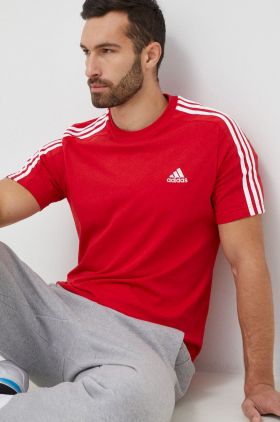 adidas tricou din bumbac culoarea roșu, cu model IC9339