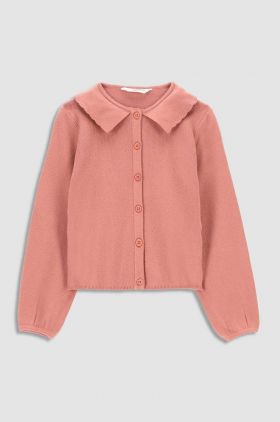 Coccodrillo cardigan copii culoarea roz, light