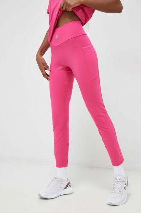 Fila leggins de antrenament Raga culoarea roz, neted