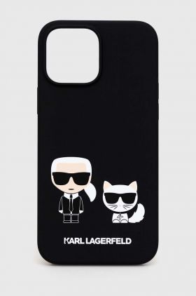 Karl Lagerfeld Husă pentru telefon iPhone 13 Pro Max 6,7'' culoarea negru