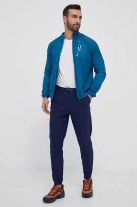 Marmot pantaloni de exterior Elche culoarea albastru marin, neted