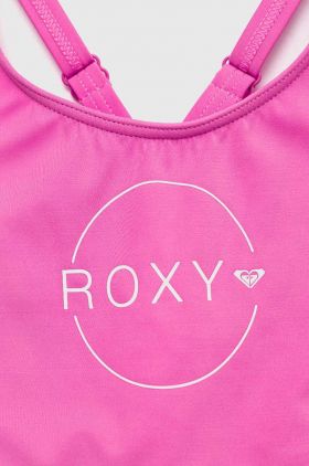 Roxy costum de baie pentru copii din două piese culoarea roz