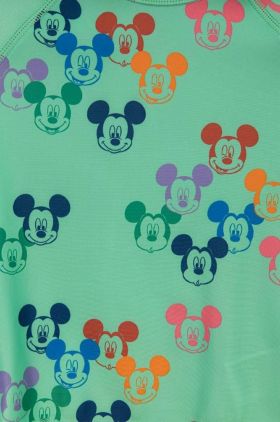 GAP longsleeve de baie pentru copii x Disney culoarea verde, modelator