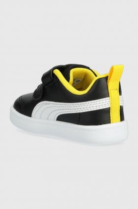 Puma sneakers pentru copii Courtflex v2 V Inf culoarea negru