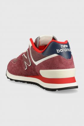 New Balance sneakers U574RX2 culoarea bordo U574RX2-RX2