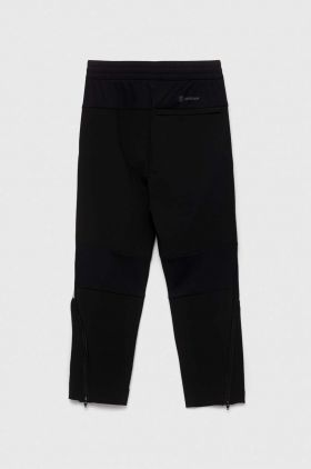 adidas pantaloni de trening pentru copii U RUN WV culoarea negru, cu imprimeu