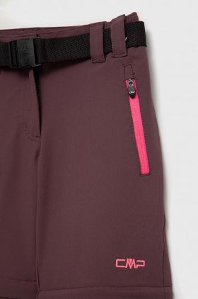 CMP pantaloni copii culoarea bordo