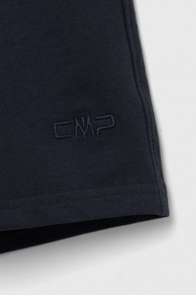 CMP pantaloni scurti copii culoarea albastru marin, neted