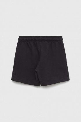 adidas pantaloni scurti copii U FI LOGO culoarea negru, talie reglabila