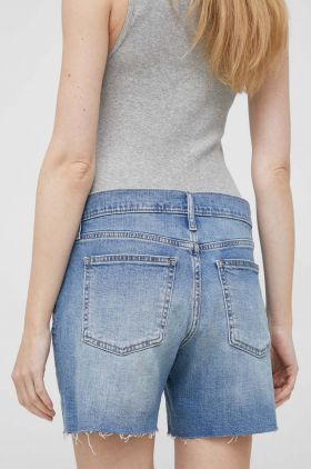 GAP pantaloni scurti jeans femei, neted, medium waist